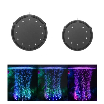 7 Color Changing LED Air Pump Bubble Stone Light for Aquarium