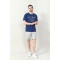 MEN'S WHITE LETTER PRINTED T SHIRTS