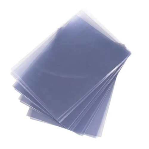 Hoja rígida de PVC transparente para papelería o cuaderno