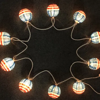 American Flag LED Lanterns for Independence Day