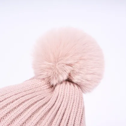 Cute children's knitted hat