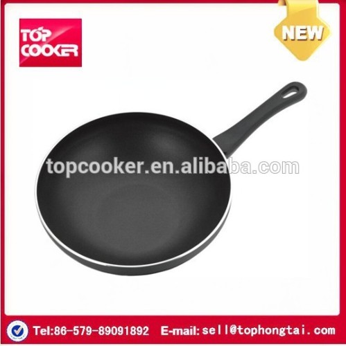 Smokeless Aluminium Press Black Non Stick Coating Wok