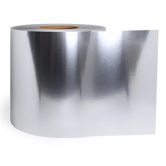 Bright sliver PP film jumbo label
