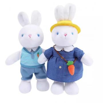 Cute little White rabbit plush toy