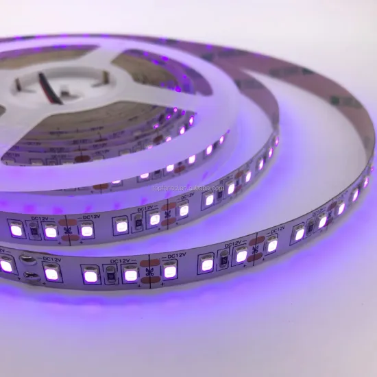 12V 395nm SMD2835 120LEDs Flexible Purple UV LED Strip Light