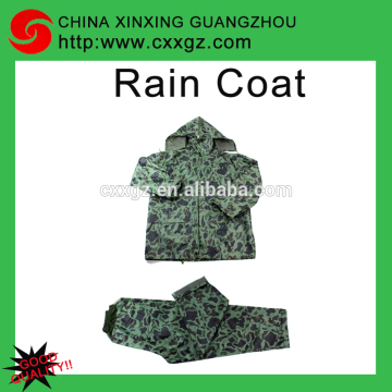 CHINA XINXING Camouflage Military Army Polyester Nylon PVC Raincoat Poncho
