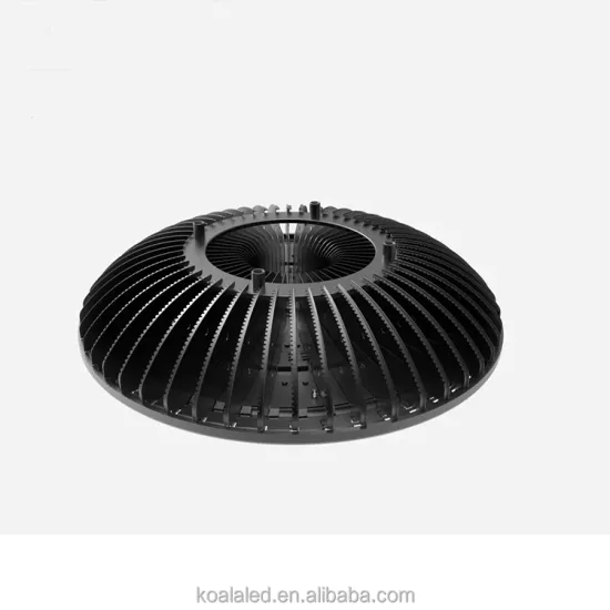 110mm LED Copper Pin Fin Heatsink with Black Anodizing for MR16 LED High Bay Housing