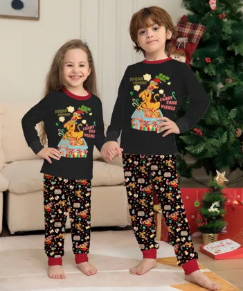Custom Design Factory Wholesale Christmas Pajamas for Family