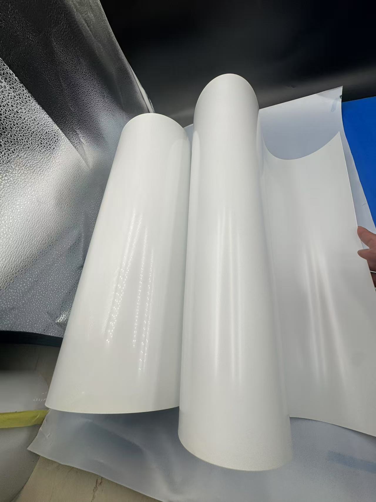 white packaging PS film