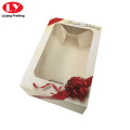 Tapa de la caja de regalo de papel decorativo de Navidad decorativo impreso personalizado