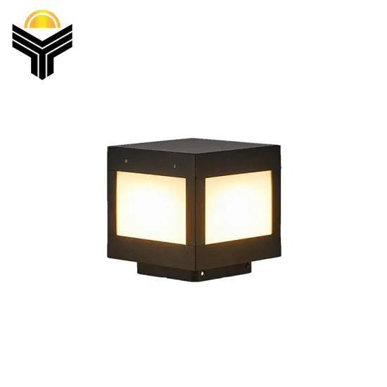 Hot Sale Outdoor IP55 Waterproof Double Color Adjustable Solar LED Pillar Light