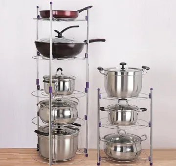 Kitchen Pot Rack Multi-Storey Kitchen Shelf Landing
