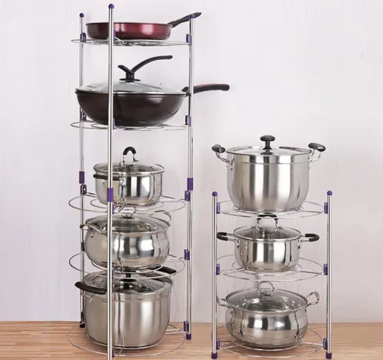 Kitchen Pot Rack Multi-Storey Kitchen Shelf Landing