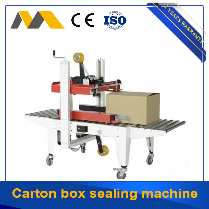 High speed carton box tape packing machine