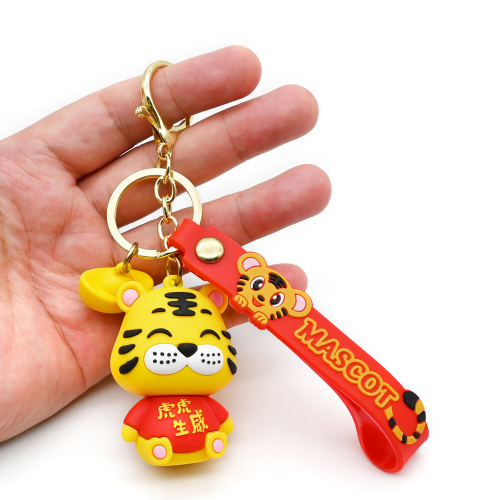 Soft Pvc Cartoon Keychains for Backpack Pendant