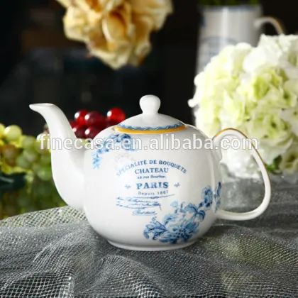 Elegant New Bone China Ceramic Tea Pot Coffee Pot Sugar Pot Milk Pot