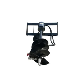 Hydraulic Earth Auger Drill for Excavator - Dig Post Holes for Poles