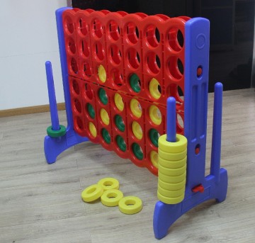 Giant 4 in a Row Connect Game – 4 Feet Wide by 3.5 Feet
