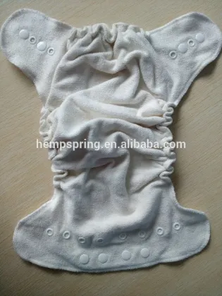 eco friendly bamboo terry cloth diaper with snaps