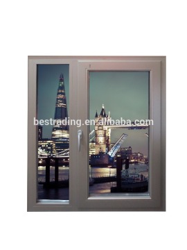 european french aluminum casement window styles with double glass