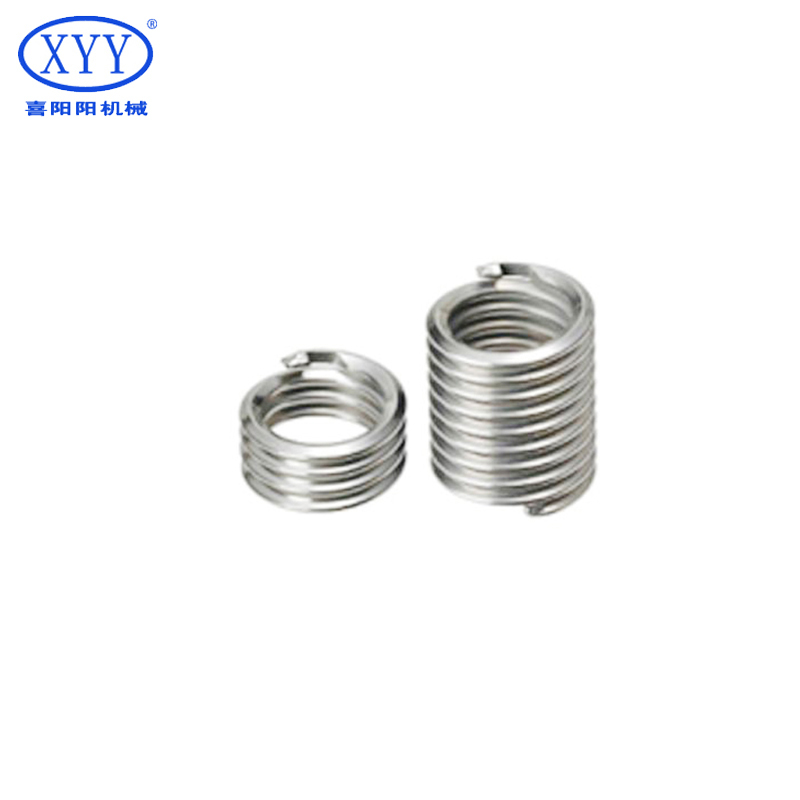 M3 Tailless Threaded Insert Fastener Custom Coil Wound Steel 304 Stainless Steel Screw Manufactured Wire Wound Fastener Producer