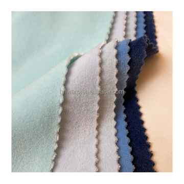 Super Soft Polyester Velboa Velour Fabric for Garments and Home Decor
