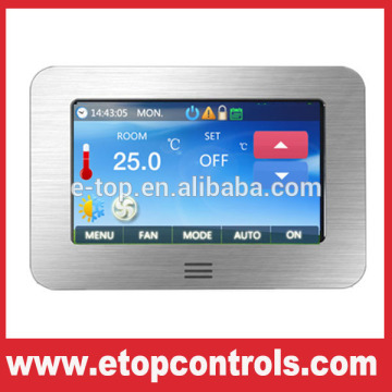 touch operation color screen FCU thermostat