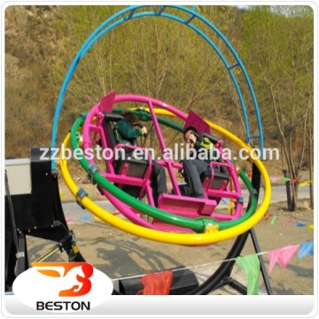 Funfair amusement ride adults games human gyroscope for 4 persons