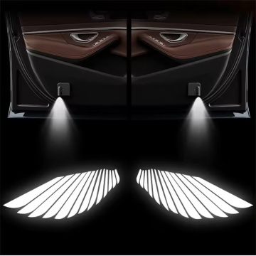 Wireless Car Door Lamp - Angel Wings LED Logo Light for All Cars
