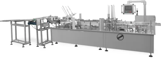 8 channel single line mask cartoning machine