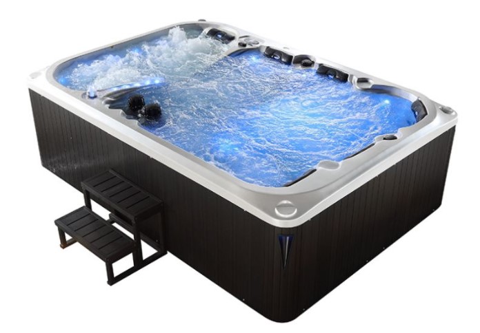 6 человек горячая ванна Balboa System Outdoor Spa Акриловая гидромассажная ванна