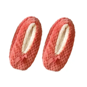 Cozy Adult Soft Touch Non-Slip Slippers/Sleeper Socks