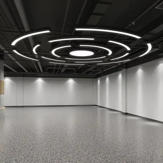 Aluminum LED Linear Ceiling Light Fixture for Billiard Room - Dimensions 1.2m to 8ft