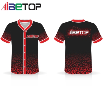 Jerseys de beisebol de sublimação de poliéster de alta qualidade