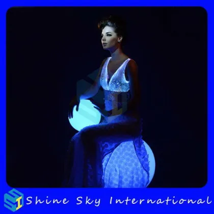 Alibaba China Hot Selling Led Costume Dance Wedding Dress