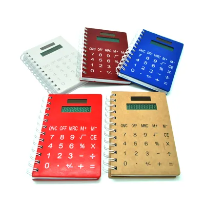 Pocketbook PU Cover Notebook Calculator