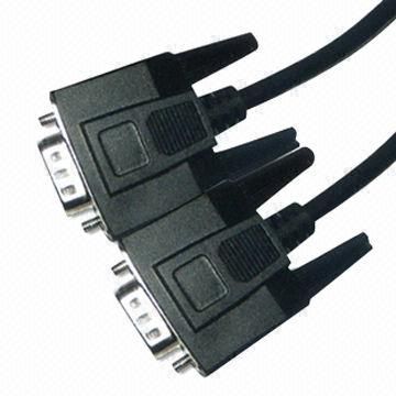 Anschlüsse/AWG24 DVI VGA, SVGA Kabel, in verschiedenen äußeren Durchmessern und Längen lieferbar