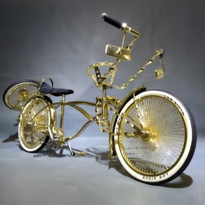 20 Inch Lowrider Retro Bike Harley-Davidson Style West Coast Chicano Custom Cruiser Bike