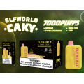 Wholesale Elf World Caky 7000Puffs Rechargeble Vape