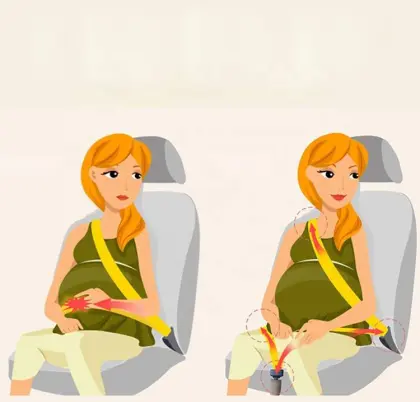 Maternity Mom Seat Belt Extender for Pregnant Women's Safety
