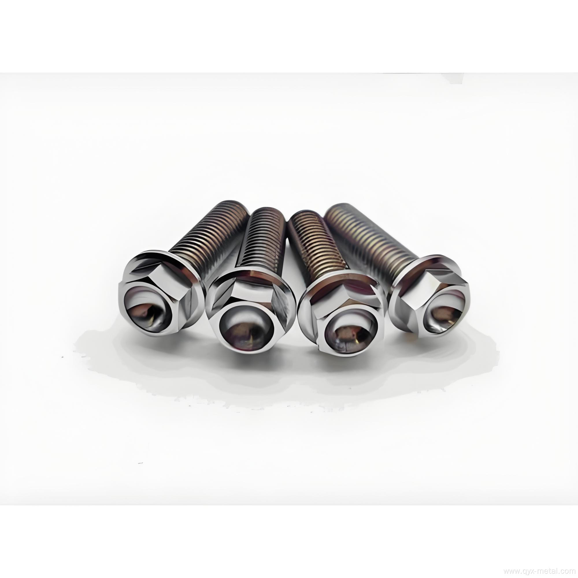 Hot Sale Titanium Alloy Flange Bolt For Motorcycle