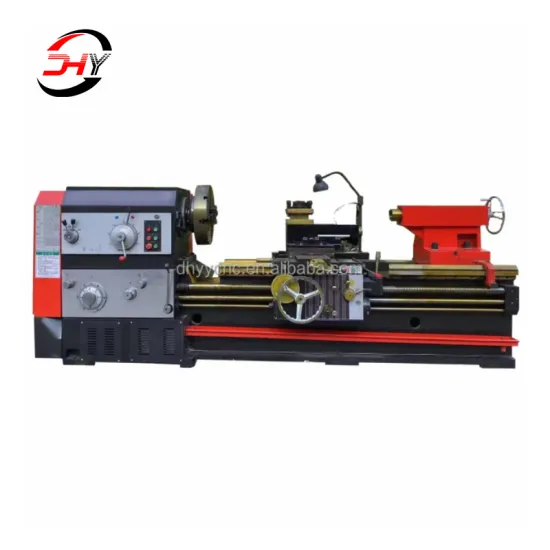 High-Quality Manual Lathe CW6163B with Large Bore and Digital Display