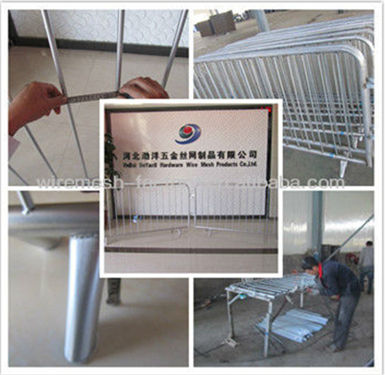 Hot Dipped Galvanized Crowd Control Barricades