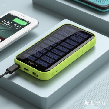 Eco-Friendly Solar Power Bank for Outdoor Adventures