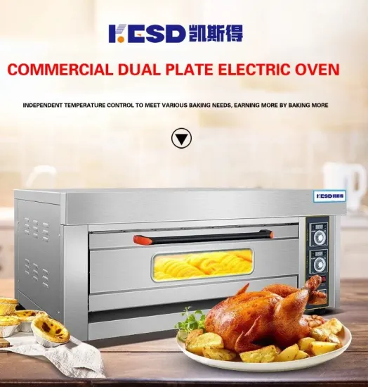 Factory Direct Sale of Commercial/Domestic Stainless Steel Electric Deck Ovens.