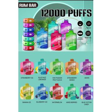 Rum Bar 12000 Puffs Disposable Vape Wholesale Netherlands