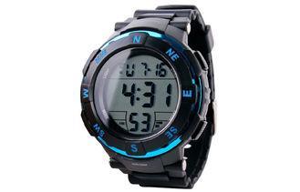 PU Strap Multifunction Sport Watch EL Backlight Compass Dig