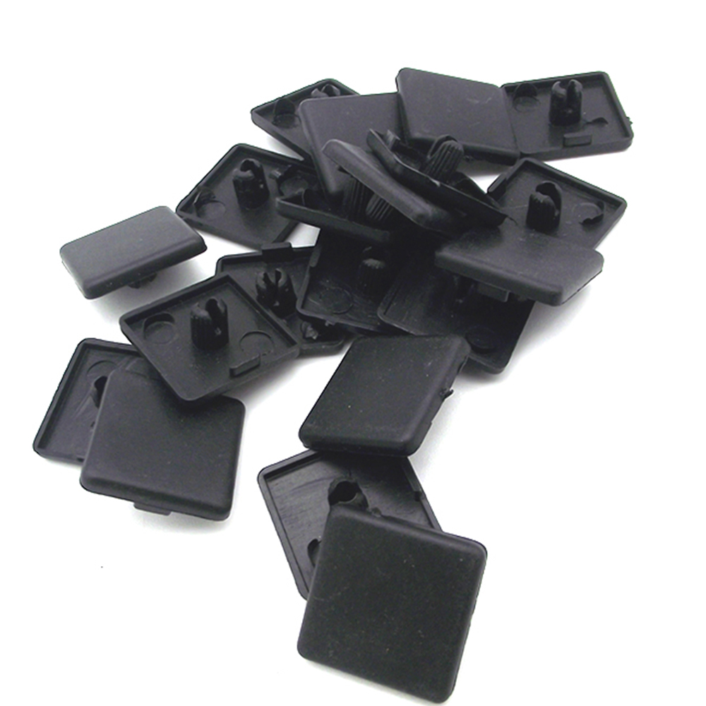 20pcs 3030 Plastic ABS End Cap for Series Aluminum Profile Accessories Single Hole