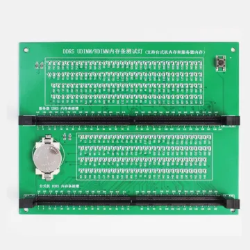 Diagnostic Analyzer: UDIMM/RDIMM Memory Slot Test Card for Laptop/Notebook LED CPU