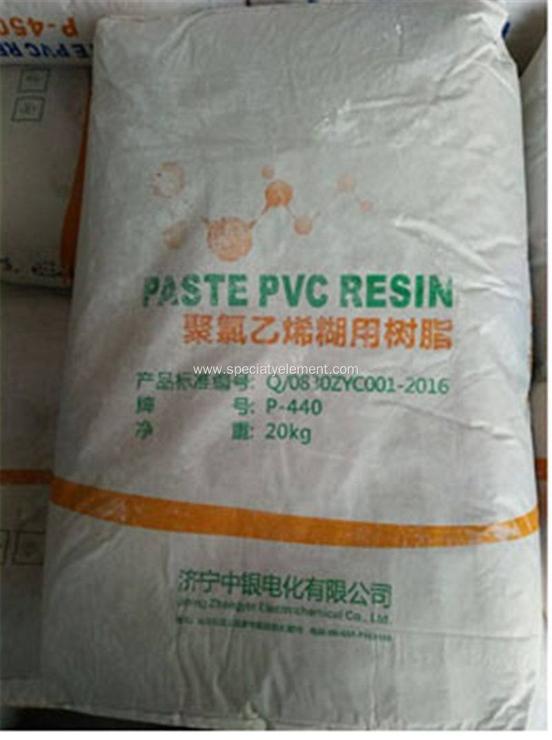 ZHONGYIN BRAND PVC PASTE RESIN P440 P450